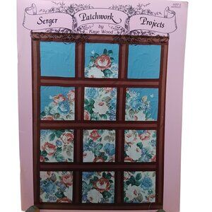 Serger Patchwork Projects By Kaye Wood Vintage Craft Sewing Book